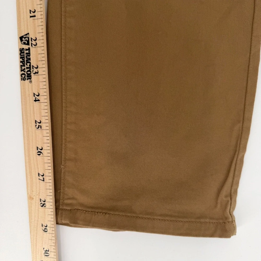 Levi Strauss & Co Mens Brown Stretch Chino Pants Straight Leg 33x29
